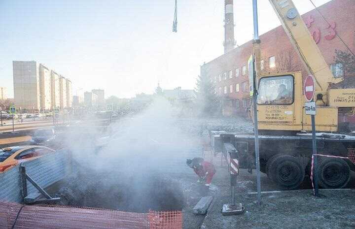 Жители Подольска остались без тепла и воды